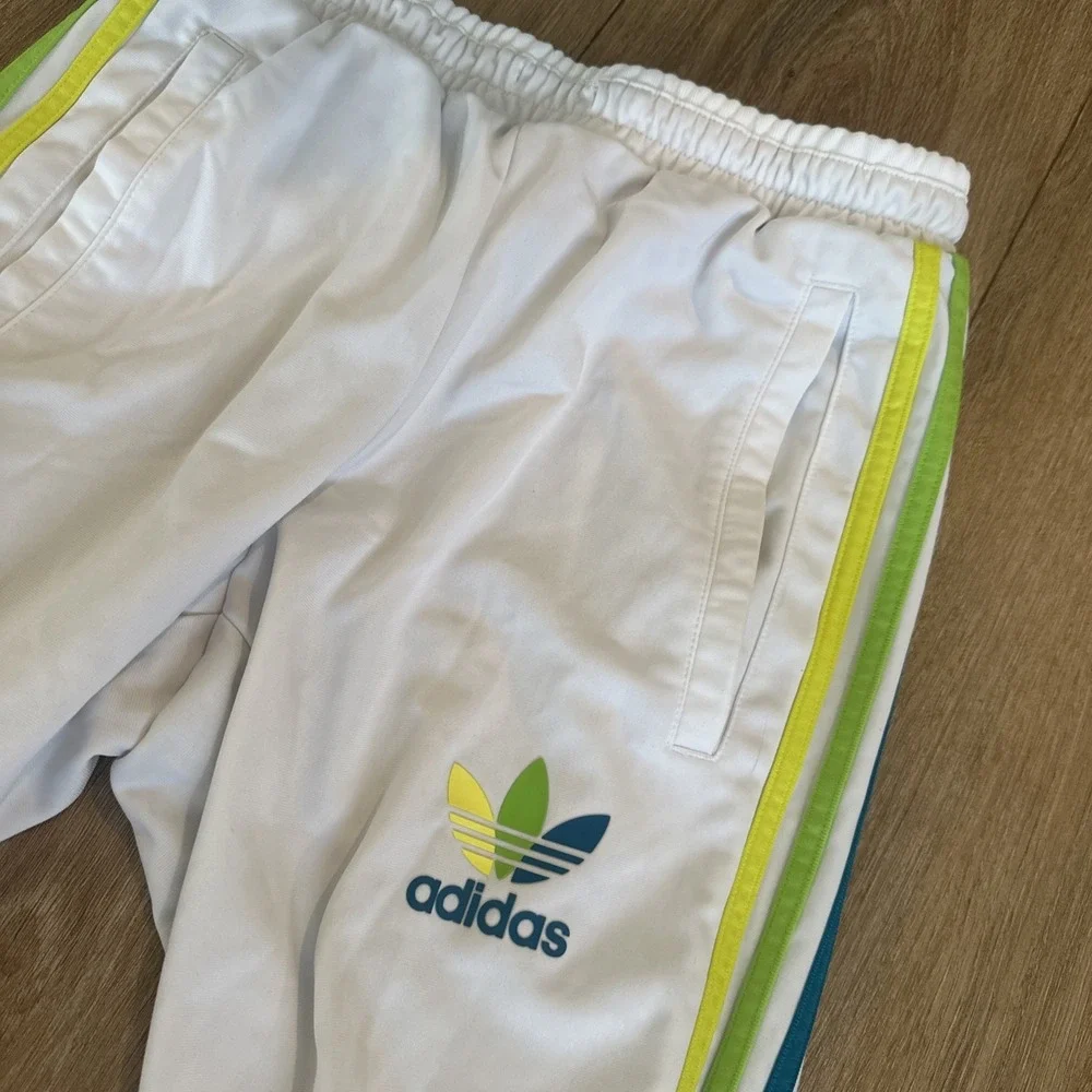 Mens Adidas Originals Chile 20 Tredoil Track Pants Jogger White Men Small* - Picture 3 of 11